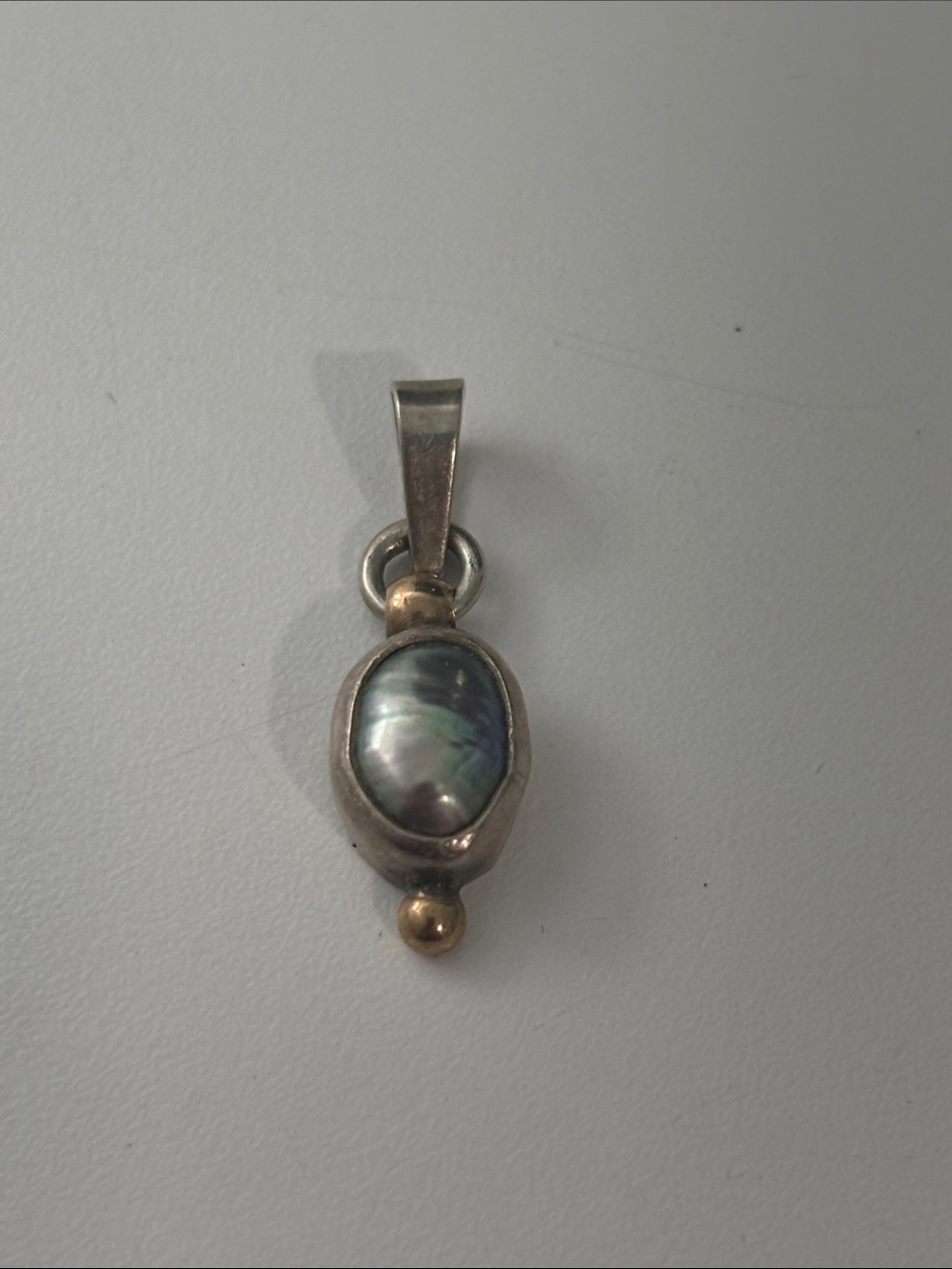 Pendant with Iridescent Accent